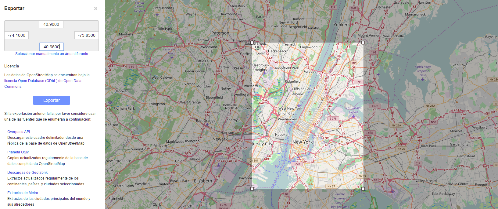 OpenStreetMap API